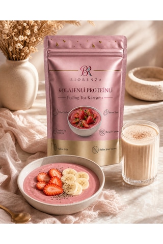 Kolajenli Proteinli Meyveli Puding Toz Karışımı 100 G
