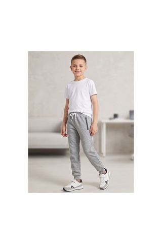 Deniva Kids Erkek Çocuk Gri Cepli Ribanalı Okul Ve Günlük Eşofman Altı
