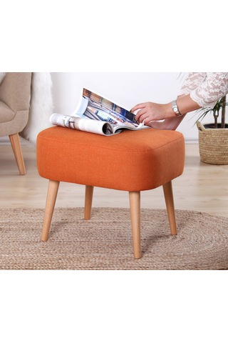 Lorencehome Parrot Puf -Turuncu / Lorence Home