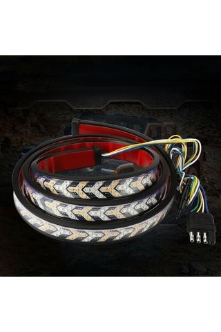 Ebitda Kamyon Bagaj Kapağı Işık Çubuğu Kırmızı Koşu Fren Işıkları Dönüş Sinyali Geri Vites Lambası İle Işık Şeridi