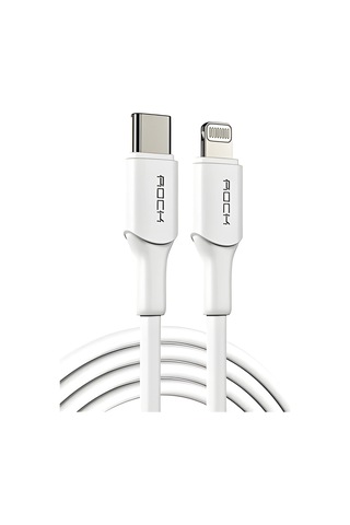 Mfı Lisanslı Pd Type-c To Lightning 1.20m Hızlı Şarj Ve Data Kablosu Beyaz