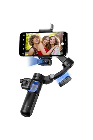 Lph113 3 Eksenli Akıllı Gimbal Stabilizatör, Siyah