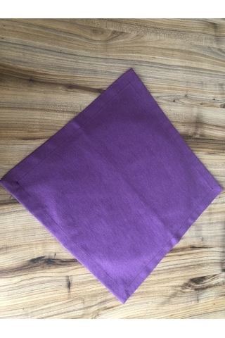 Mor Kumaş Peçete 6 Adet 40x40 Cm Çok Renkli