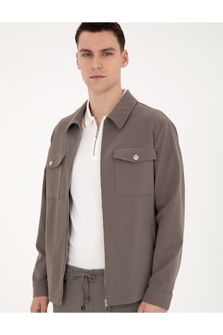Pierre Cardin Erkek Vizon Ceket 50287776-vr052