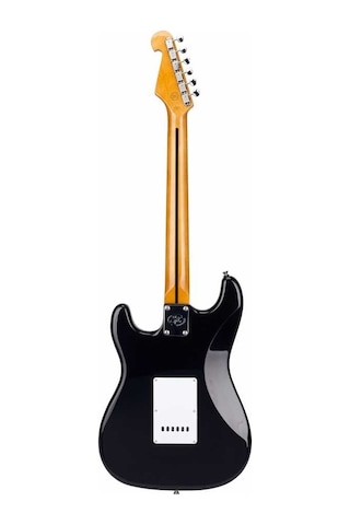 Sx Sst57+/bk Stratocaster Elektro Gitar Black Eb400 Kılıf Hediyeli