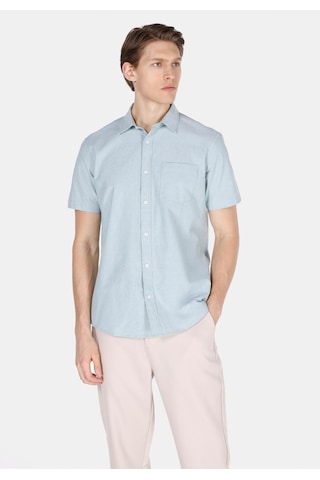 Colin's Colins Regular Fit Shirt Neck Düz Erkek Yeşil Kısa Kol Gömlek Cl1073847 Cl1073847 Q1.v1 Grn Yeşil