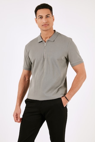 Buratti Pamuklu Regular Fit Yarım Fermuarlı 3'Lü Paket Erkek Polo Yaka T Shirt 5902738S3 Siyah-Açık Haki-Indigo