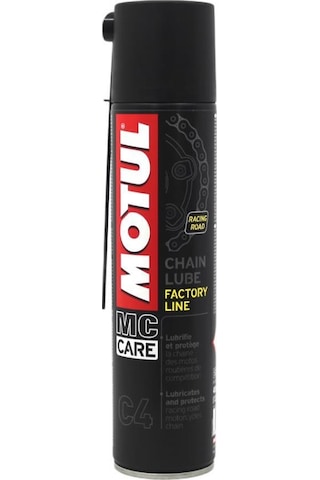 Motul C1 Chain Clean + C4 Chain Lube Factory Line 2 x 400 ML + Fırçalı Yağlama Seti