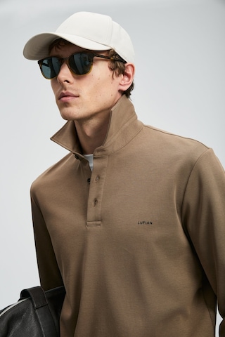 Lufian Erkek Rocky Smart Polo T-shirt 112040044 Deve Tüyü Deve Tüyü