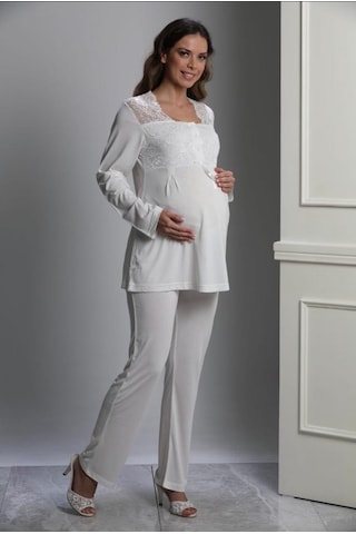 Nehirsel 3018 Hamile Lohusa 3 Lü Pijama Sabahlık Tk 001
