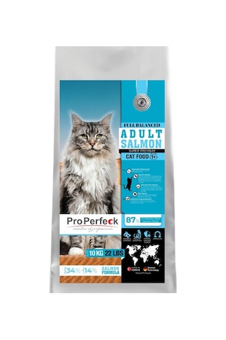 Pro Perfeck Süper Premium Somonlu Yetişkin Kedi Maması 10 KG