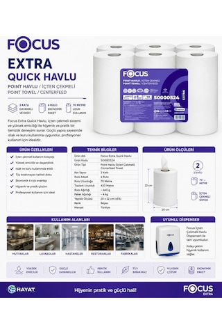 Focus Extra Quık Havlu 70 Mt 1x6 4 Kg