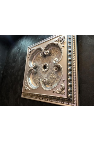 Decogold 60*60 Cm Gümüş Saray Tavan