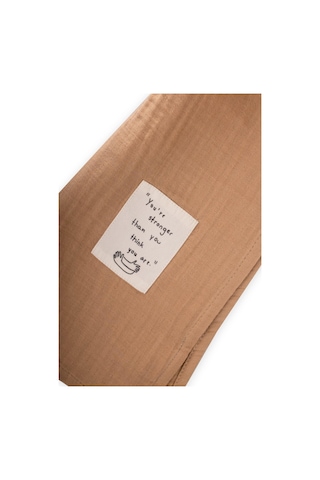Cigit Organik Müslin Çocuk Fular 25x140 Cm Camel Camel