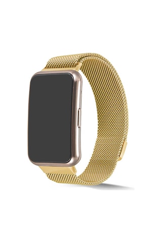 Huawei Watch Fit Uyumlu Krd-01 Metal Rntc Kordon-gold
