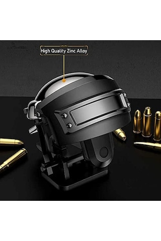 Pubg Tetik Mobil Game Oyun Kontrol Aparatı Gamepad 01 Siyah Abanoz - Beyaz