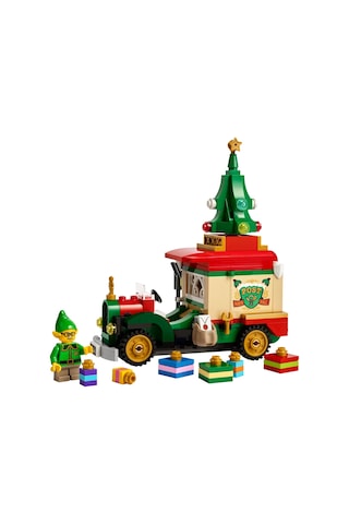 LEGO® Noel Baba’nın Dağıtım Kamyonu 40746 -8 Yaş ve Üzeri Çocuklar için Yılbaşı Hediyesi ve Elf Minifigürü İçeren Oyuncak Yapım Seti (224P)