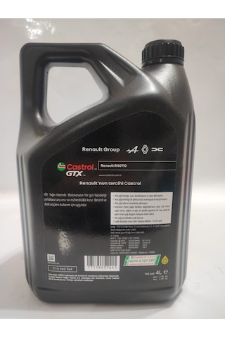 Castrol Gtx 5W-40 Renault Motor Yağı 4 L