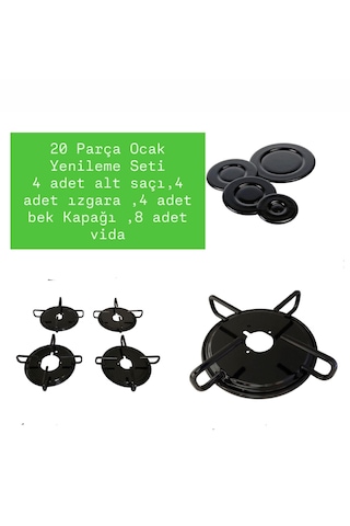 Vestel ,arçelik ,beko Ve Birçok Marka Için Cam Ocak Izgara Takımı-ankastre-set Üstü 20 Parça Ocak Yedek Parça