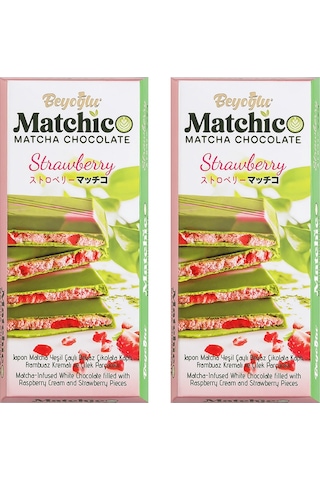 Beyoğlu Matchico Matcha Çikolata 95 Gr X 2 Adet