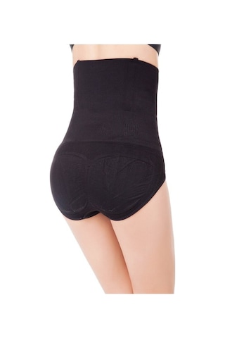 Normbody Slip Kadın Siyah Korse Külot Siyah