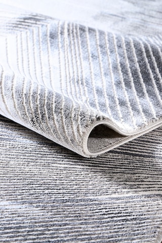 Safir 4071 Gri Uzun Ömürlü Yumuşak Polyester Halı Gri