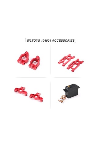 Didadodo Wltoys Xks 104001 1/10 Rc Araç İçin Metal Ön Süspansiyon Kolu - 2 Adet, Güçlü Montaj