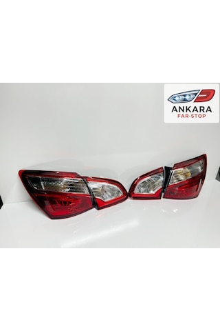 Nissan Qashqai 2010 - 2013 Stop Lambası Sağ - Sol İç Ve Dış Takım Ledli Tip Toplam 4 Adet Stop