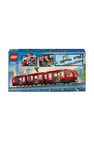 Lego Şehir Merkezi Tramvay İstasyonu 7 Yaş Ve Üzeri İçin Oyun Seti