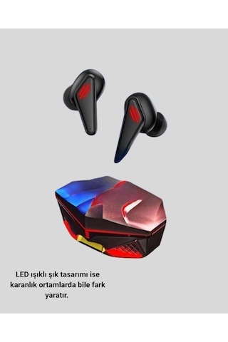 Led Işıklı Bluetooth Kulaklık 3d Ses Ve Güçlü Bas Standart