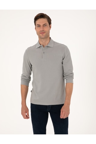 Pierre Cardin Erkek Gri Sweatshirt 50314048-vr024 Gri