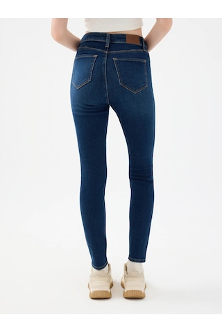 Loft Natalie Skinny Fit Koyu Mavi Kadın Jean Pantolon Lf2037056 Koyu Mavi