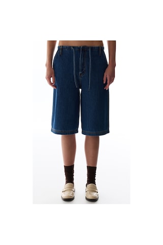Penti Denim Blue Longline Bermuda Pantolon Denım Blue