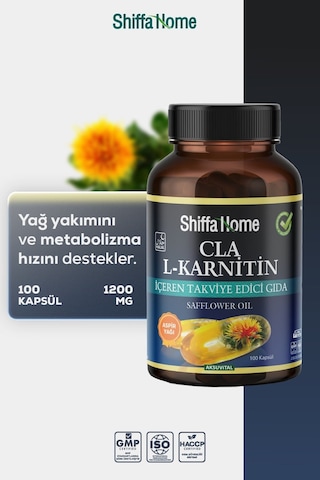 Aspir Yağı CLA L-Karnitin Softjel 1200 mg 100 Kapsül