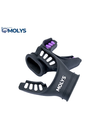Molys Dalış Regülatör Ağızlığı Maps Konforlu, Kaymaz, Tam Uyum Kırmızı