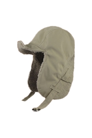 Kadife Kumaştan Yapılmış Kalın Ve Sıcak Kışlık Kayak Şapkası, Soğuk Havalara Özel Yeşil