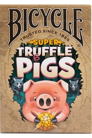 Bicycle Super Truffle Pigs Hınzır Premium Oyun Kağıdı Koleksiyonluk İskambil Kartları Destesi