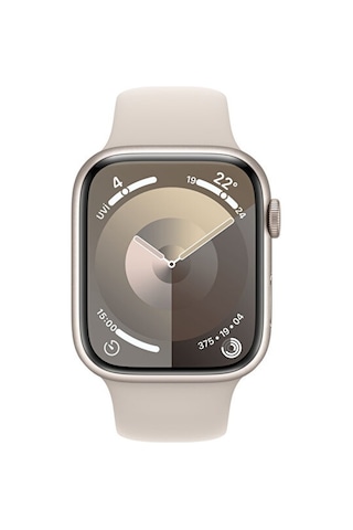 Apple Watch Series 9 GPS 45 MM Alüminyum Kasa Spor Kordon M/L Akıllı Saat (Apple Türkiye Garantili)