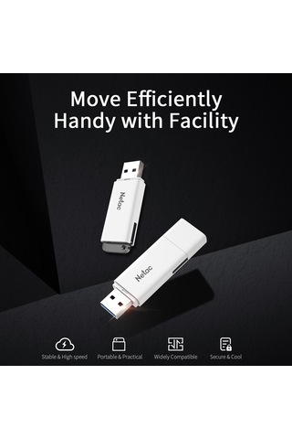 Sones Netac U185 Yüksek Hızlı Usb3.0 Kapaklı Araç Bilgisayarı Müzik Usb Sürücüsü, Kapasite: 64 Gb