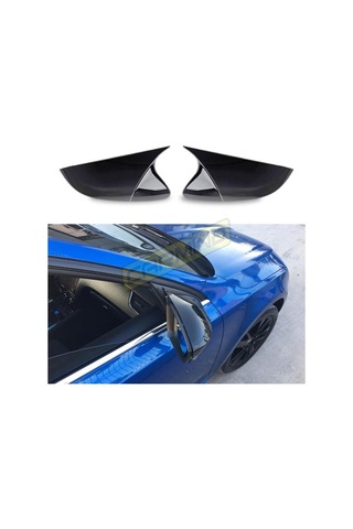Skoda Octavia 2013-2020 Batman Yarasa Ayna Kapağı Piano Black Abs