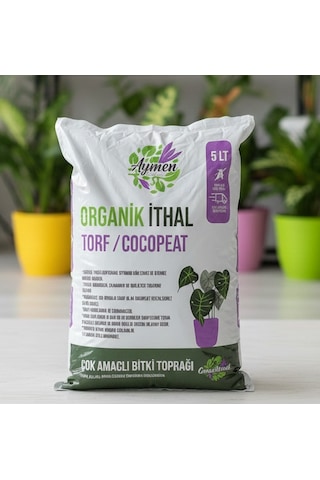 5 Litre Organik İthal Çok Amaçlı Bitki Toprağı - Çiçek, Sebze