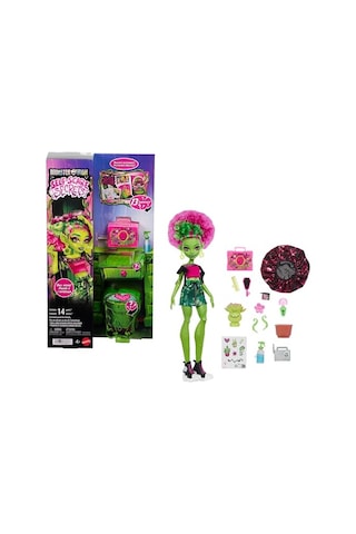 Saç Bakım Ürünleri, Bone Ve Bitki Dahil 13 Gerçekçi Sürpriz İçeren Monster High Güzellik Sırları Venus Mcflyt