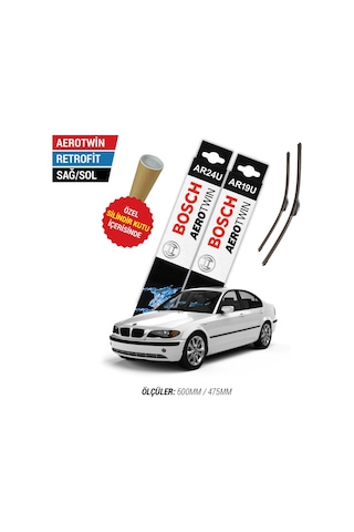 Bosch Aerotwin Retrofit Bmw E46 Silecek Takımı (1998-2005)
