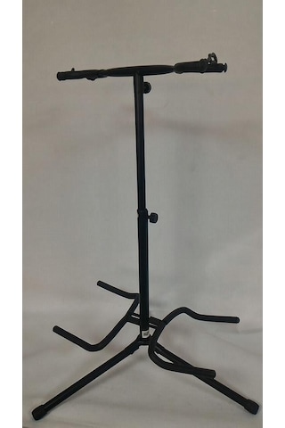 Cremonia Stg102 2'li Çoklu Gitar Standı Aksesuar İki Gitar Kapasiteli Yan Yana Tasarım, Yumuşak Sünger Koruma, Katlanabilir Şasi Ve Dar Alanlar İçin İdeal Çözüm