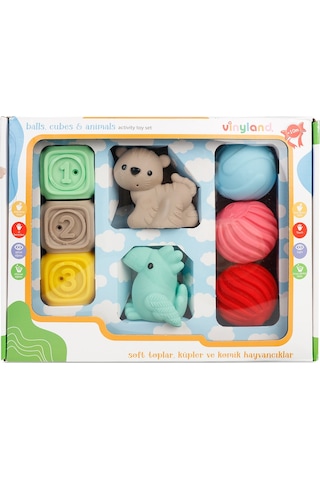 Erpa Oyuncak Vinyland 8'li Aktivite Seti Soft Toplar H3e24179223n1