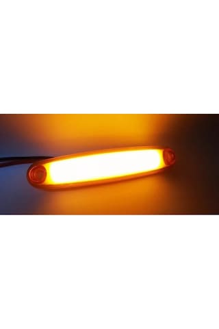 Ahmet Otomotiv 8 Adet Neon Parmak Led Lamba Sarı 12 V 24 V