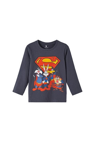 Name It Bisiklet Yaka Baskılı Antrasit Erkek Çocuk Sweatshirt 13221181 001