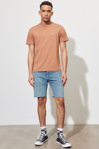 Regular Fit Normal Kesim Normal Bel Açık Mavi Esnek Jean Kot Şort L231141404 Açık Mavi