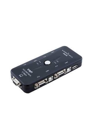 4 Port Usb Kvm Switch 4210A 4 Pc Kasa Tek Kontrol Çoklu Vga Kwm