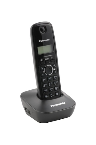 Panasonic KX-TG1611 Siyah Telsiz Dect Telefon 50 Rehber